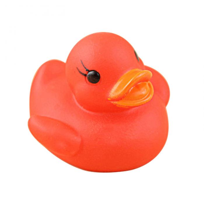 6Pcs/Set Cute LED Flashing Light Floating Duck Bath Tub Shower Rubber Toy for Kids BM88